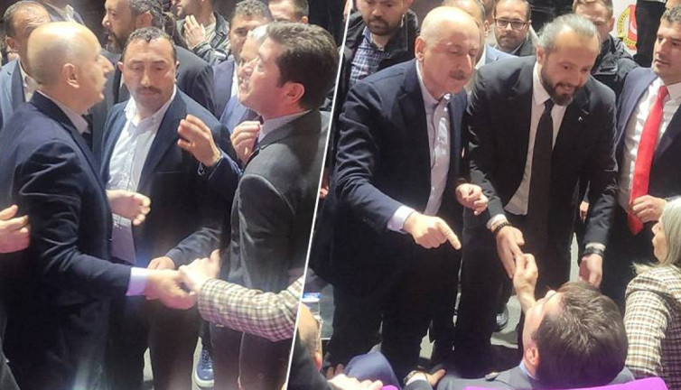 Trabzon’daki ödül töreninde ‘Avni Aker’ gerginliği: Bakan Karaismailoğlu salonu terk etti