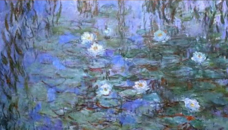 Monet'in 'Nilüferler' tablosu ruh sağlığına iyi geliyor