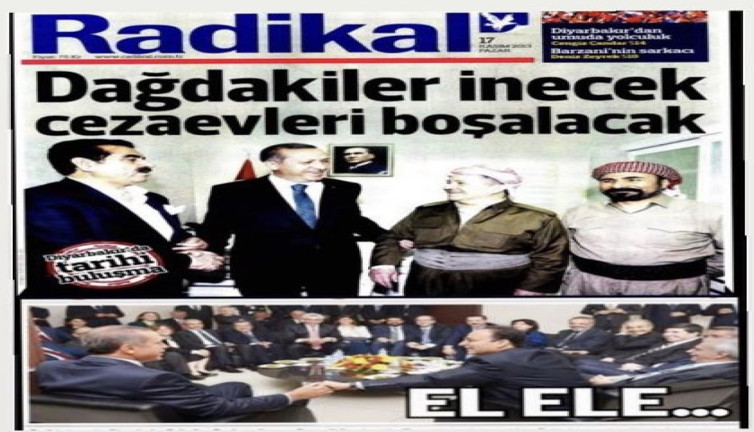 Megri megri görüntüler gündem oldu. Erdoğan 'Milletim teröristlerle el ele olanlara 'yürü' demeyecektir' demişti
