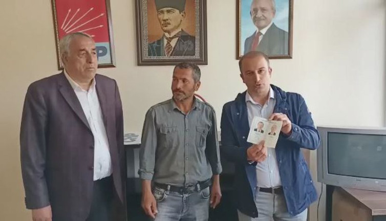 Seçmene verilen oy pusulasından Erdoğan’a basılı oy çıktı