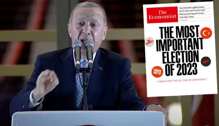 The Economist şimdi çevir kazı yanmasın haberi yaptı. 'Erdoğan gitmelidir' şeklinde kapak yaparak Erdoğan'a büyük koz vermişti