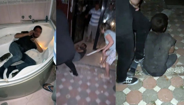 Küvette yakalanan yağmacıya meydan dayağı! ‘Beni bırakın’ diye yalvardı