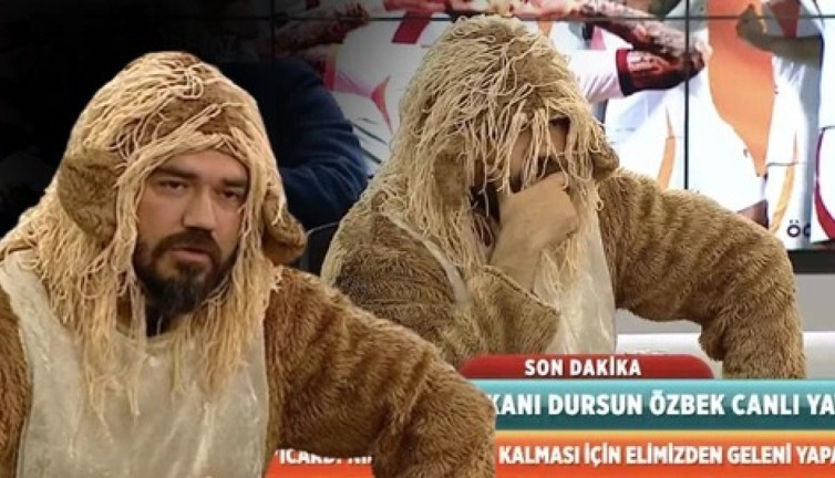 Nagehan Alçı'nın "Müthiş zeki" dediği Rasim Ozan Kütahyalı aslan kostümüyle canlı yayına çıktı