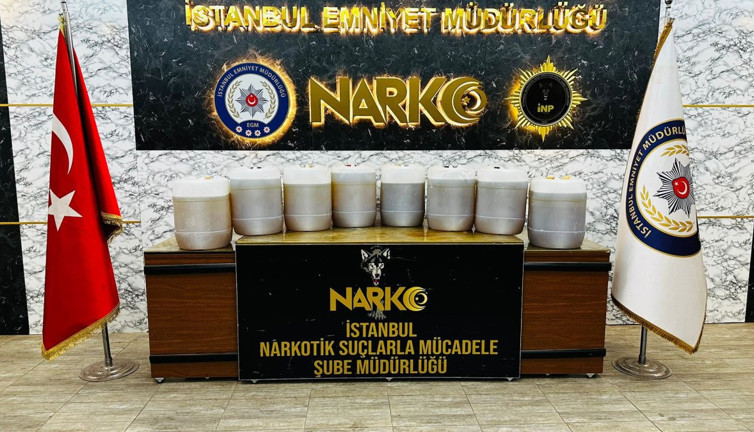 İstanbul'da 530 kilo metamfetamin ele geçirildi