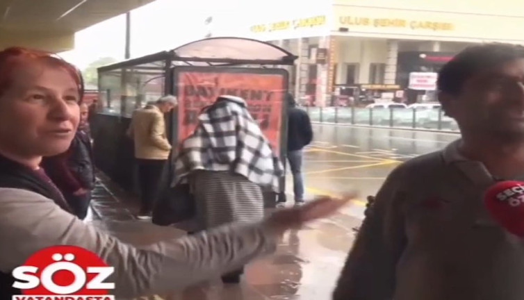 Sokak röportajında zıt görüşlü karı-koca kavgası! Ekonominin çok iyi olduğunu iddia eden kocasını sorularıyla susturdu