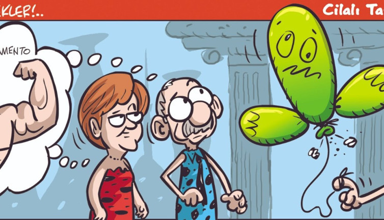 Emre Ulaş'tan hayaller Paris gerçekler Kasımpaşa karikatürü