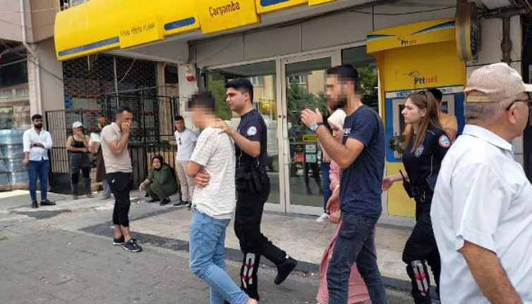 Suriyeliler birbirine girdi. 2'si yaralandı 4'ü gözaltına alındı