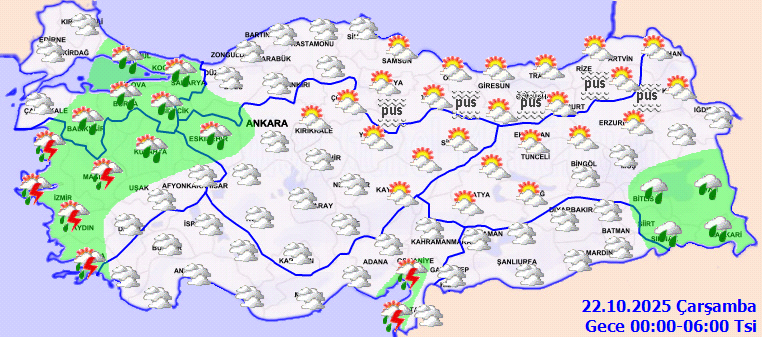 Meteoroloji il il açıkladı: Çok kuvvetli sağanak geliyor! - Resim: 1