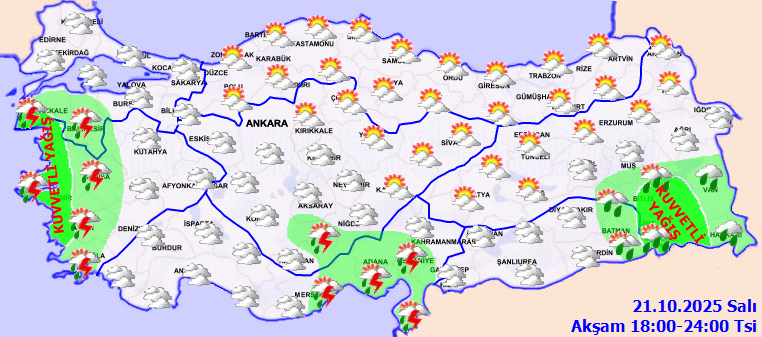 Meteoroloji il il açıkladı: Çok kuvvetli sağanak geliyor! - Resim: 2