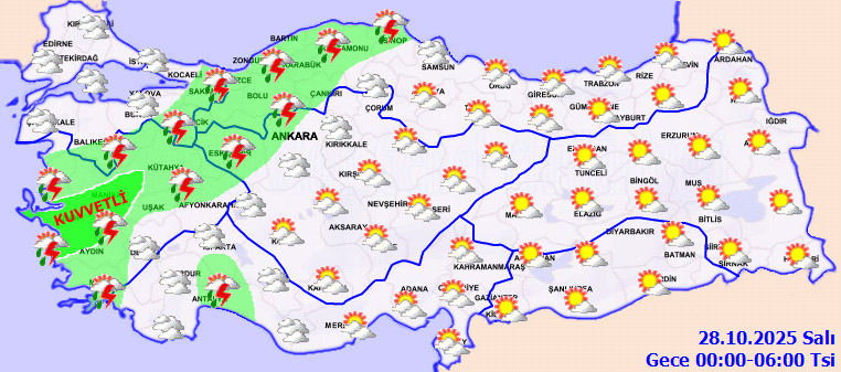 Meteoroloji il il uyardı: Baroklinik Türkiye’ye doğru geliyor! Sağanak, şimşek, downburst, su hortumu ne ararsan var... - Resim : 4