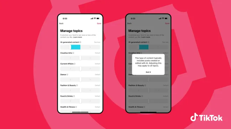 TikTok’tan yapay zeka ayarı: Kullanıcılara seçenek sunulacak - Resim : 1