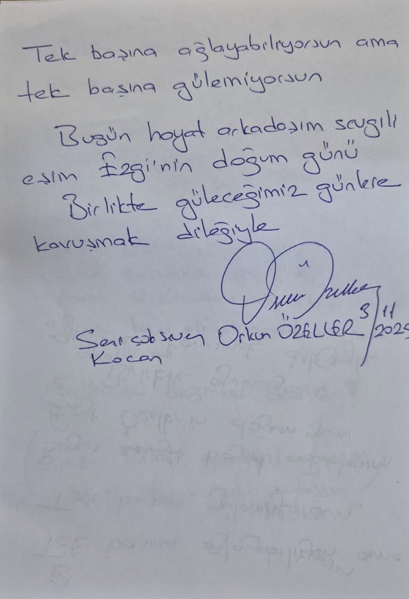 Orkun Özeller'den eşine duygusal doğum günü mesajı - Resim : 1