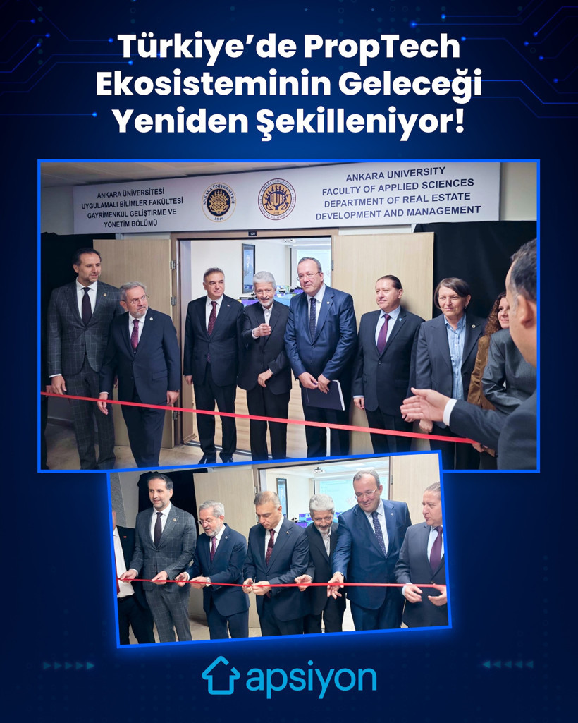 Türkiye’nin İlk Gayrimenkul Teknolojileri Merkezi Ankara’da açıldı - Resim : 1