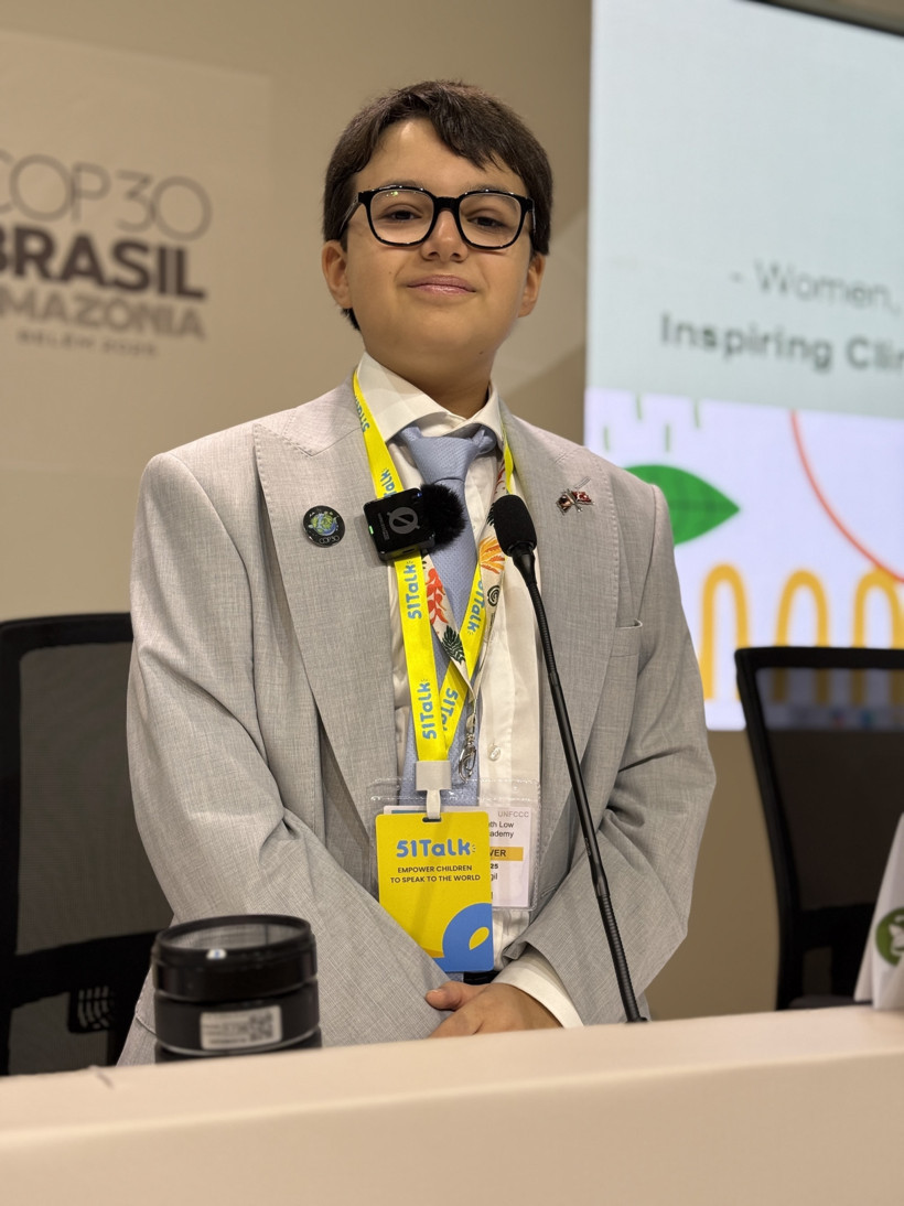 Türkiye’den tarihi başarı: 12 yaşındaki genç, COP30 İklim Zirvesi’nde dünya liderlerine seslendi - Resim : 1