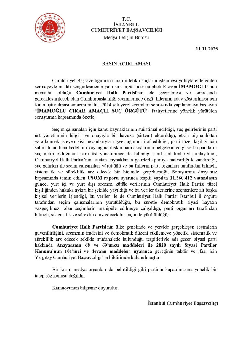 Başsavcılık CHP’yi Yargıtay’a ihbar etti: ‘Kapatma davası’ açılabilir mi? - Resim : 2