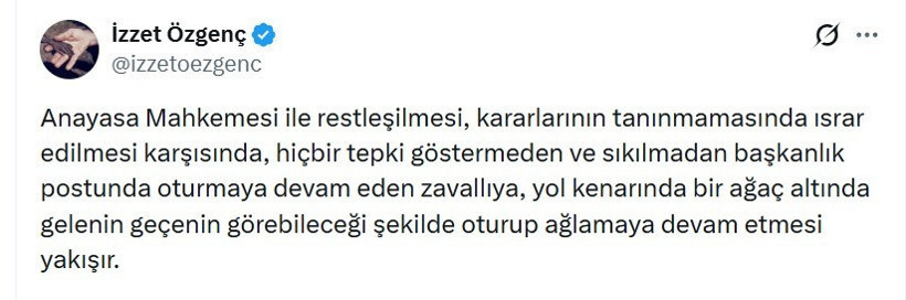 Erdoğan’ın eski hukuk danışmanından sert sözler! ‘Bir ağaç altında oturup ağla’ - Resim : 1