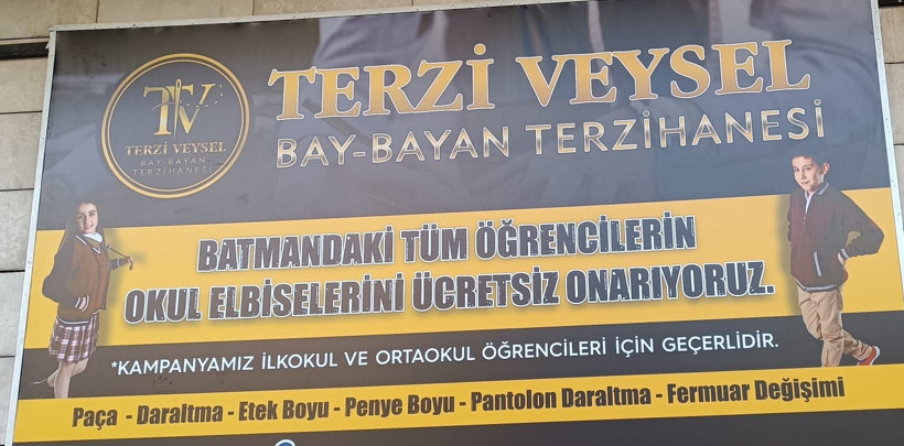 Batmanlı terziden alkışlanacak hareket! Yırtık okul kıyafetlerini ücretsiz dikiyor - Resim : 2