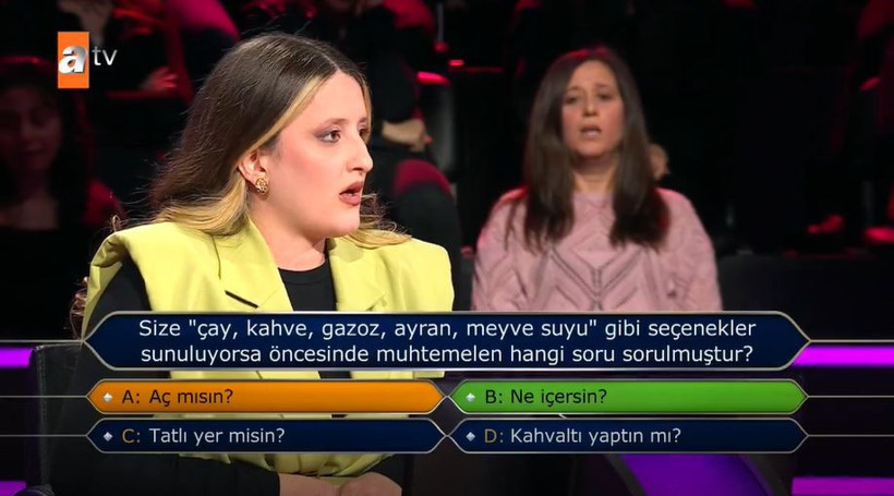 ‘Kim Milyoner’de şok: Elif Okumuş ilk soruda veda etti! Oktay Kaynarca bile şaşkına döndü - Resim : 9