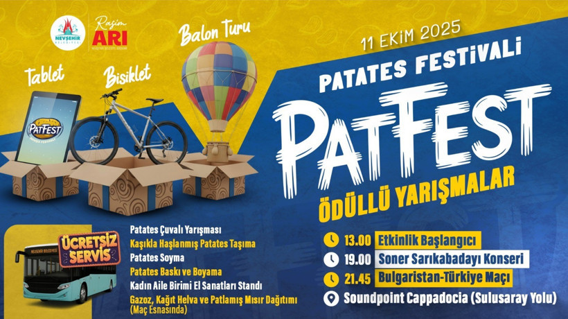 Patatesin başkenti Nevşehir'de ilk festival coşkusu: PATFEST başlıyor! - Resim : 2