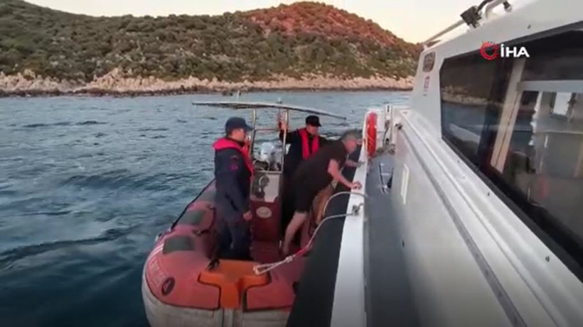 Likya Yolu'nda şok! Alman turist kayalıklarda mahsur kaldı: Sahil Güvenlik harekete geçti - Resim : 1