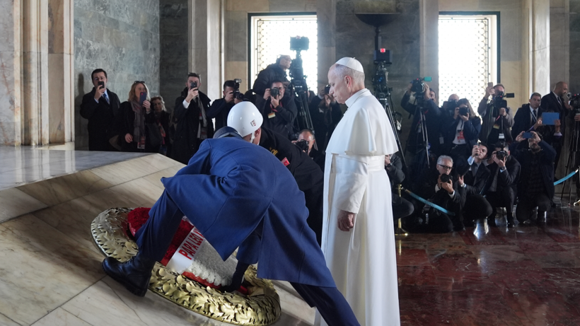 Papa 14. Leo'nun ilk durağı Anıtkabir oldu - Resim : 3