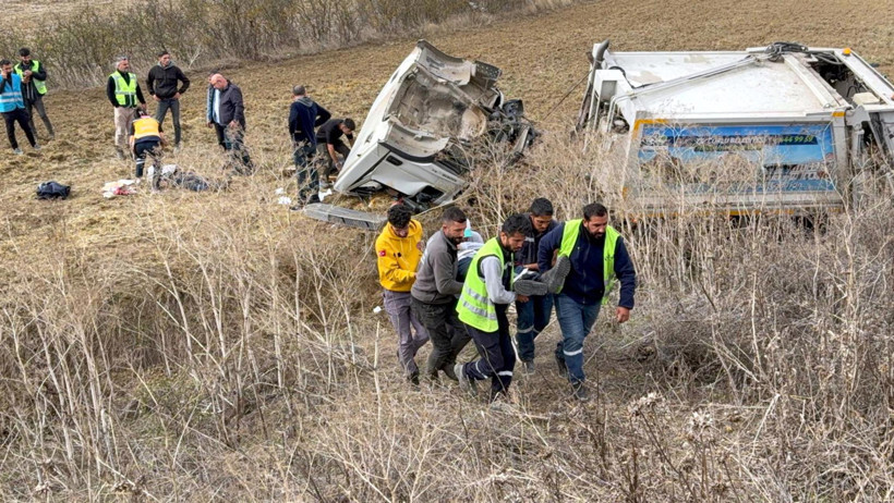 Kupa kısmı koptu, kamyon ikiye ayrıldı: Çorlu'da feci kaza! - Resim : 4