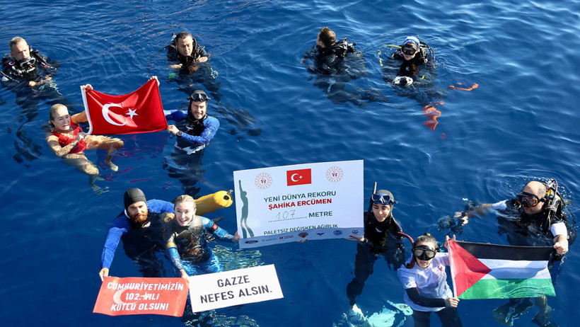 Şahika Ercümen Gazze için dünya rekorunu bir kez daha kırdı! - Resim : 2