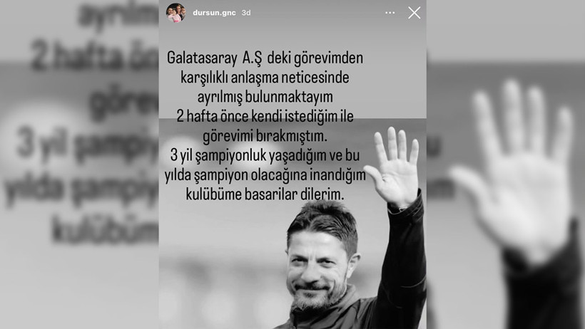 Galatasaray'da ayrılık! 3 yıldır şampiyon ekibin parçasıydı - Resim : 1