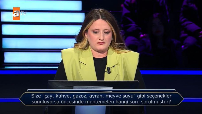 ‘Kim Milyoner’de şok: Elif Okumuş ilk soruda veda etti! Oktay Kaynarca bile şaşkına döndü - Resim : 1
