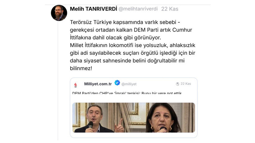 SADAT Başkanı: DEM Parti artık Cumhur İttifakı’na dahil olacak gibi - Resim : 1