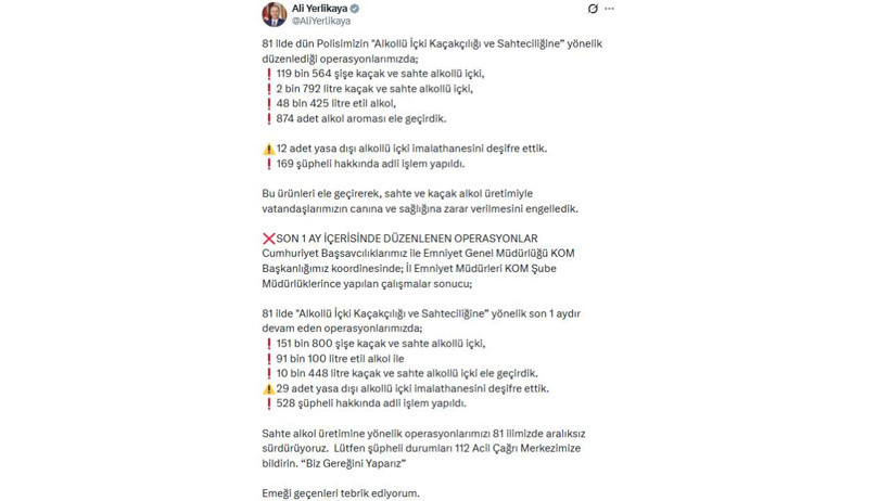 Emniyette yılbaşı mesaisi: 119 bin şişe sahte içki ele geçirildi - Resim : 3