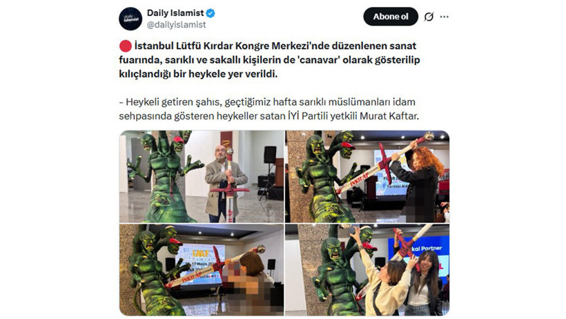 Yandaş medya hedef gösterdi: Heykeltraş ve kreatöre ters kelepçe - Resim : 2