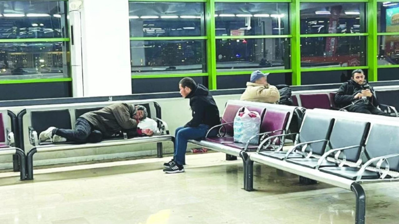 Yoksulluk başkentin göbeğinde: Meclis'in yanında terminal hayatı - Resim : 1