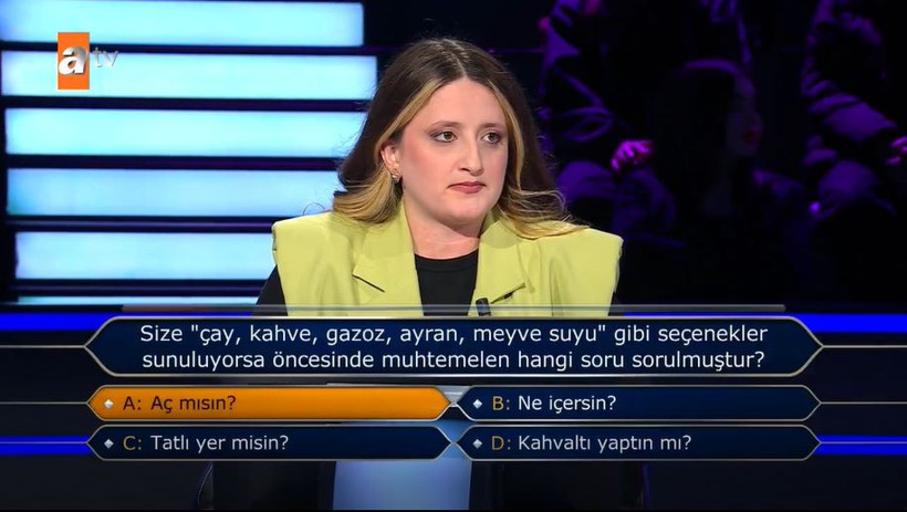 ‘Kim Milyoner’de şok: Elif Okumuş ilk soruda veda etti! Oktay Kaynarca bile şaşkına döndü - Resim : 2