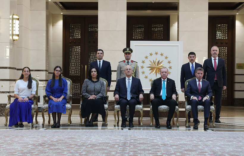 Erdoğan, Meksika, Mısır, Sri Lanka ve Litvanya büyükelçilerini kabul etti - Resim : 6