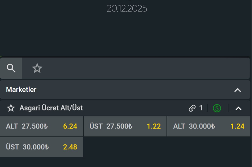 Asgari ücret yasadışı bahisçilerin bile ağzına sakız oldu - Resim : 1