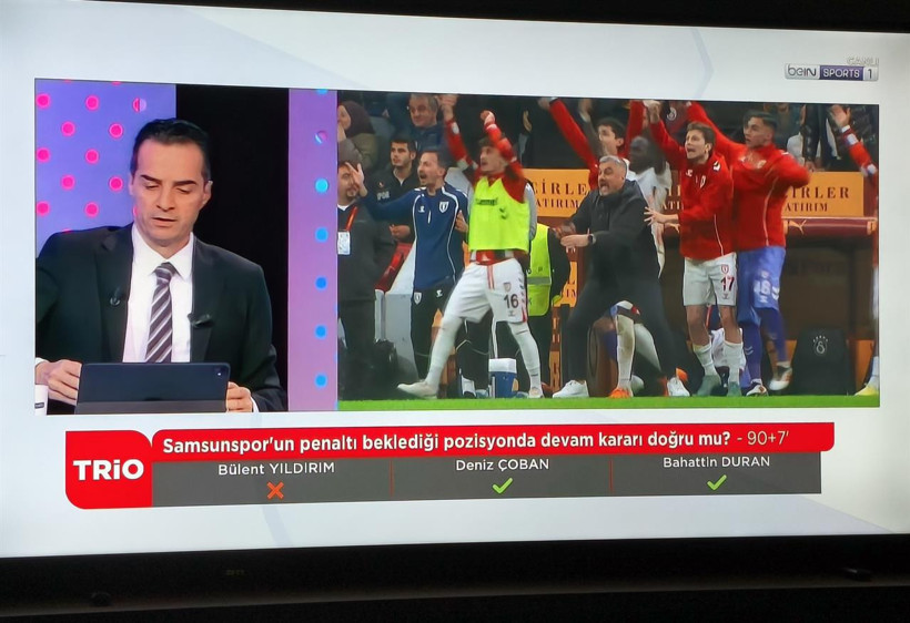 Kazımcan Karataş'ın pozisyonu penaltı mı? beIN Trio, Erman Toroğlu, Bünyamin Gezer ve Fırat Aydınus yorumladı - Resim : 1