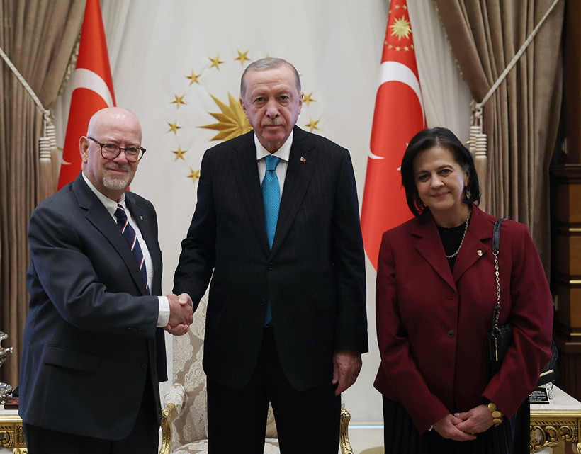 Erdoğan, Meksika, Mısır, Sri Lanka ve Litvanya büyükelçilerini kabul etti - Resim : 4