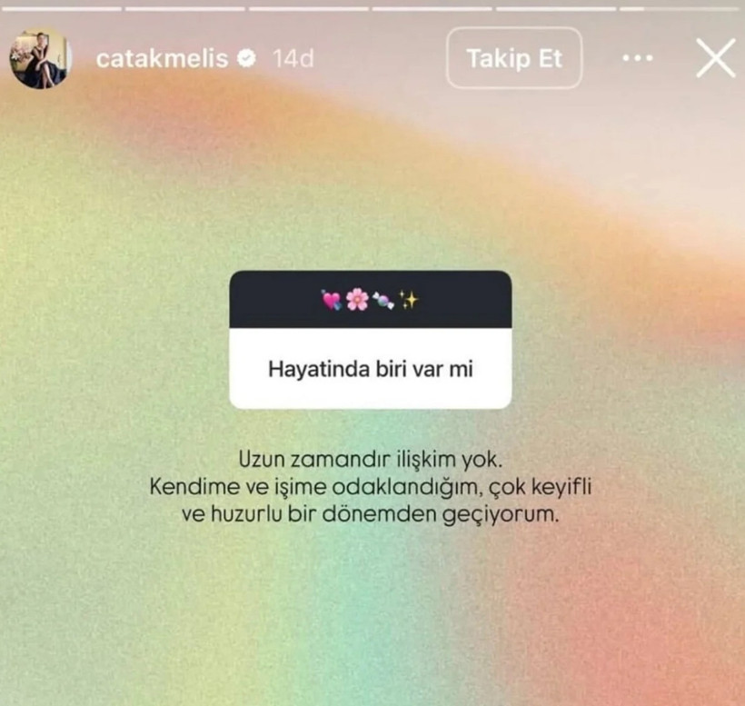 Kerim Sabancı ile aşk yaşadığı iddia edilen Melis Çatak'tan dikkat çeken paylaşım - Resim : 1