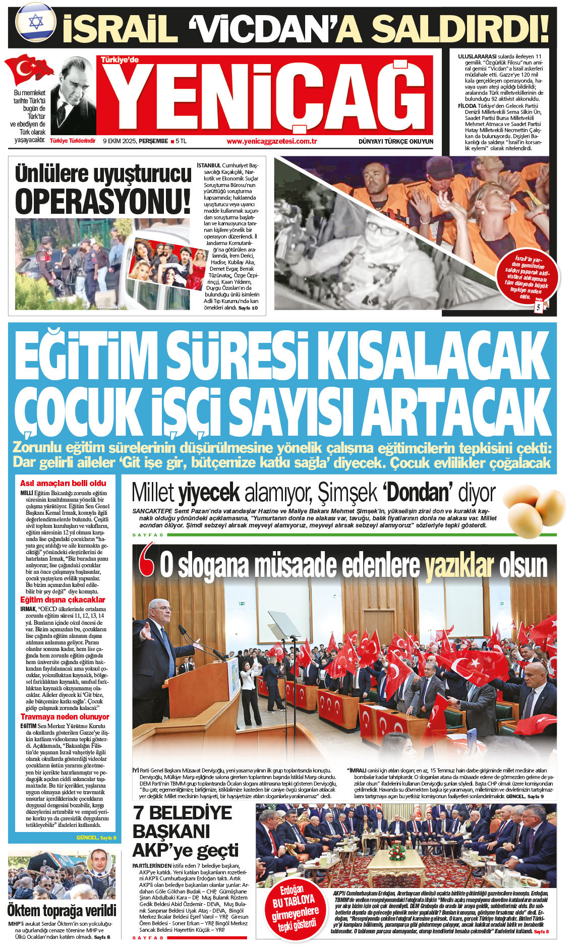 9 Ekim 2025 Perşembe