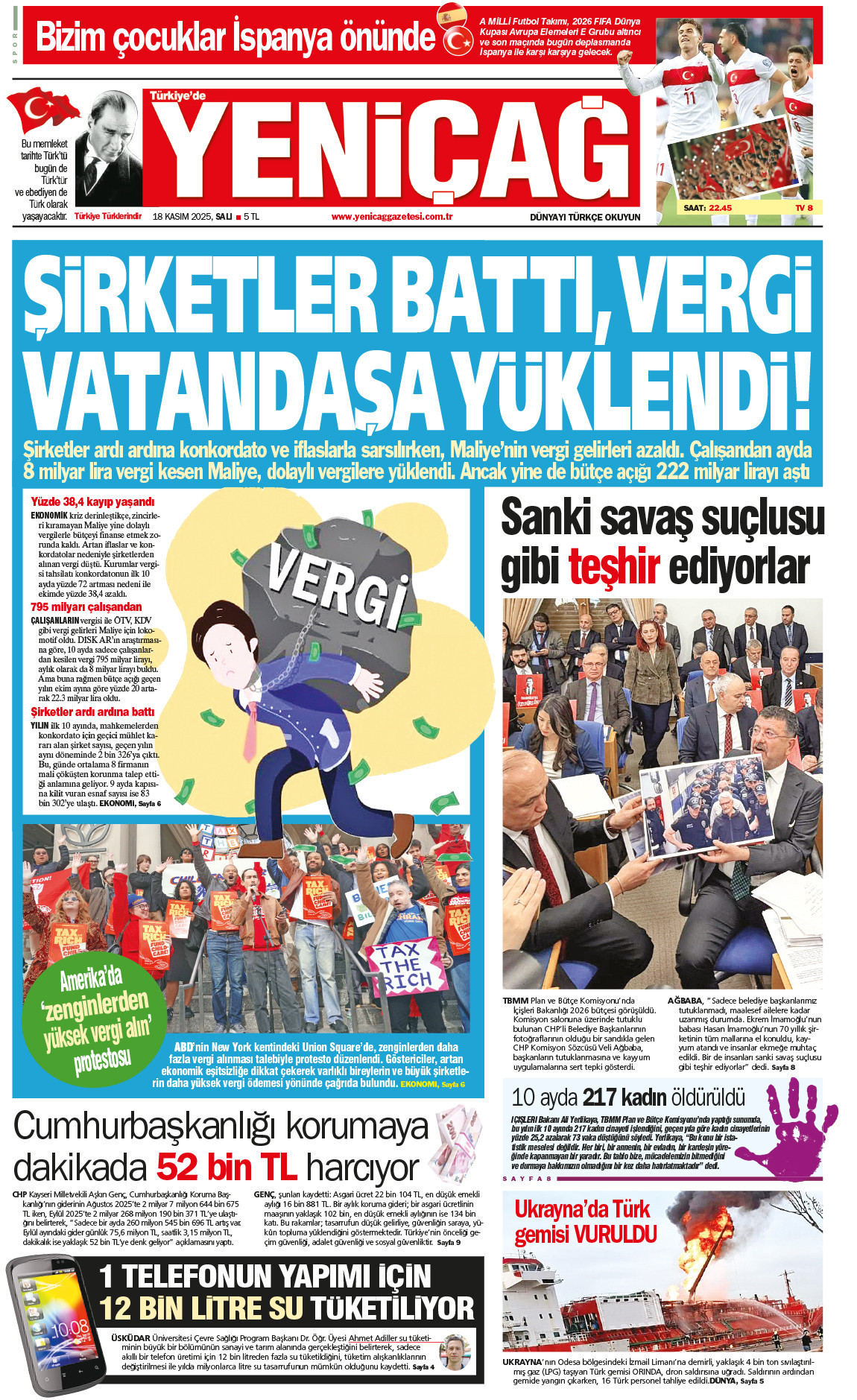 18 Kasım 2025 Salı