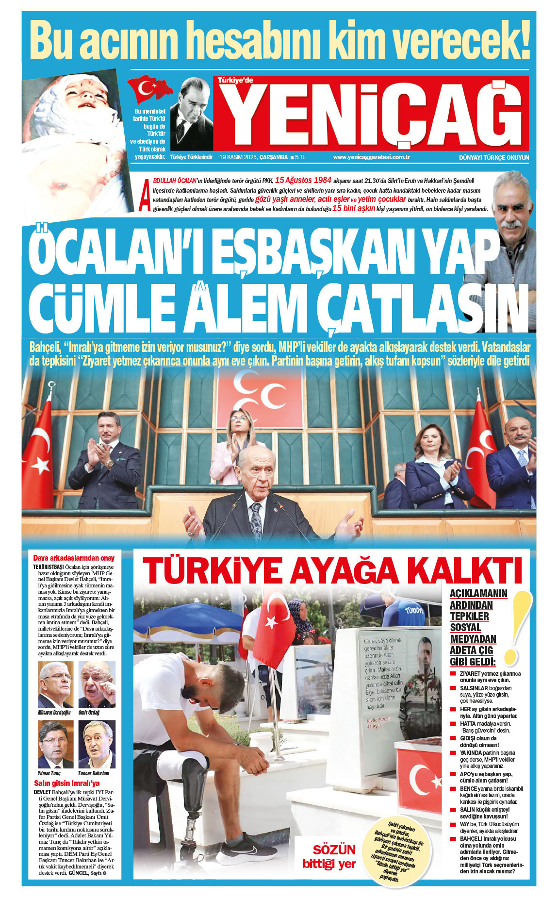 19 Kasım 2025 Çarşamba