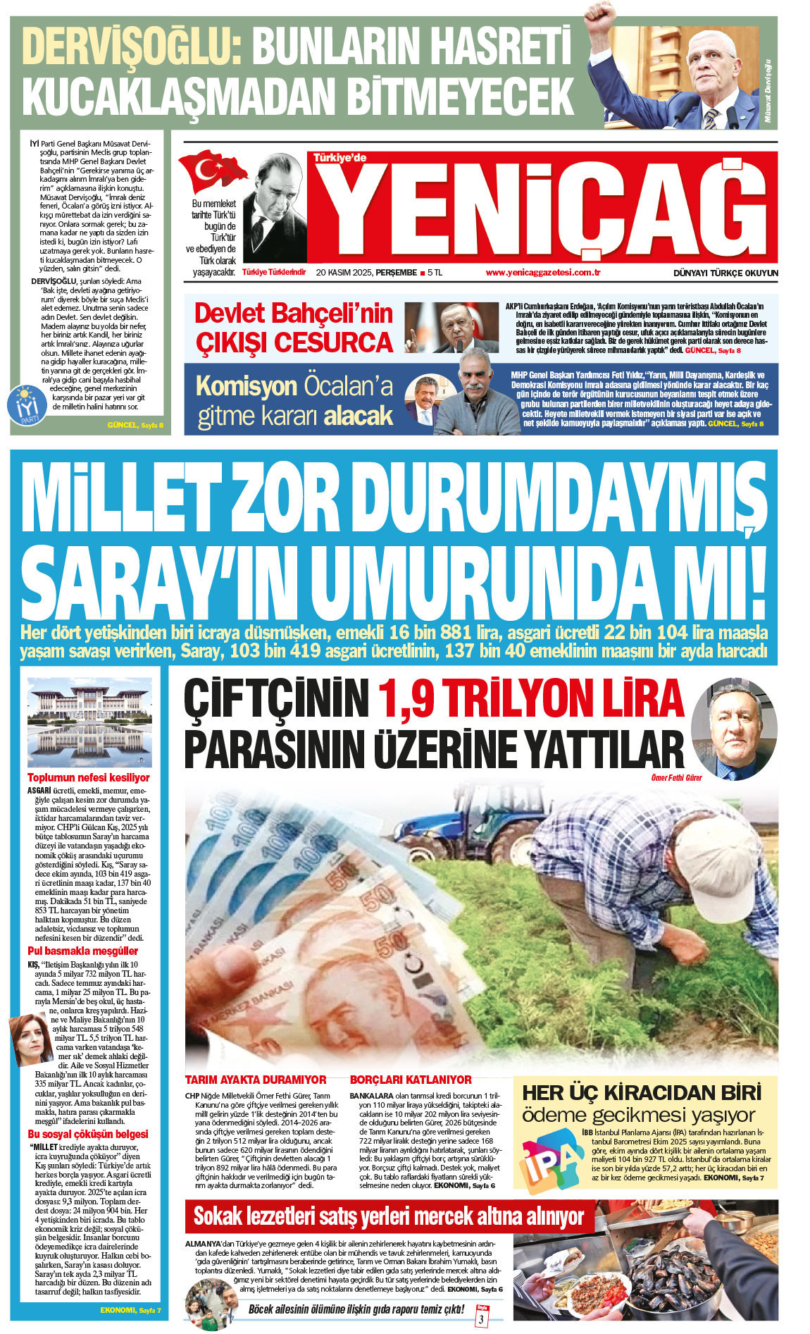 20 Kasım 2025 Perşembe