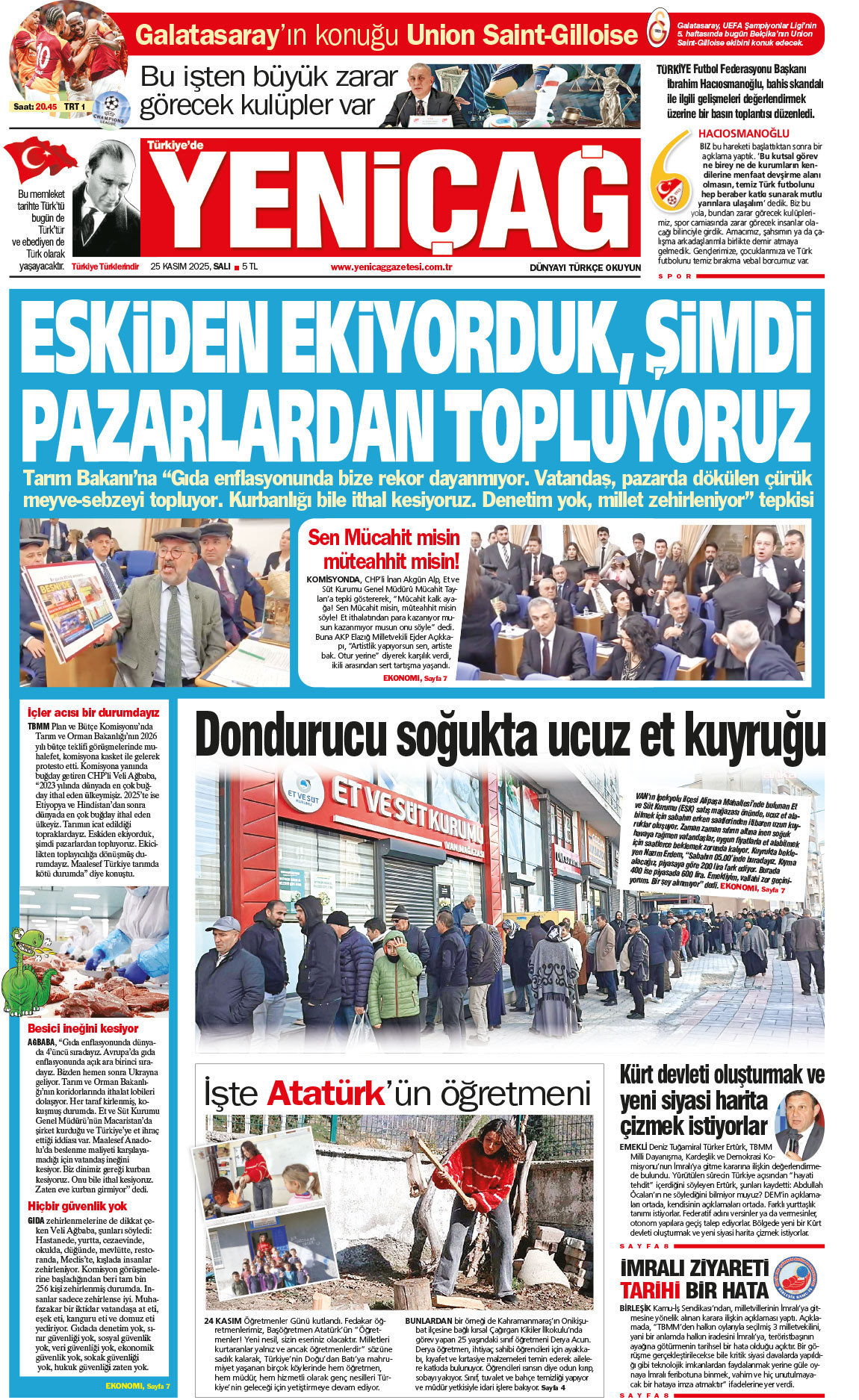 25 Kasım 2025 Salı