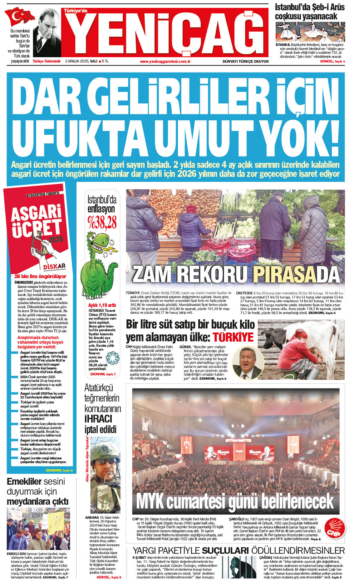 2 Aralık 2025 Salı