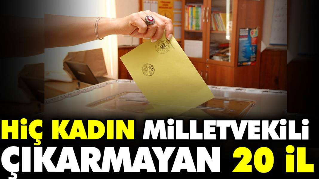 Hiç kadın milletvekili çıkarmayan 20 il - Resim: 1