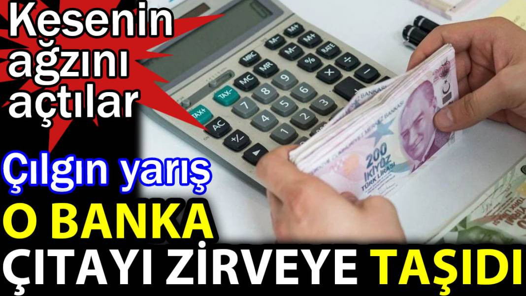O banka çıtayı zirveye taşıdı. Kesenin ağzını açtılar. Bankalar arası çılgın yarış - Resim: 1