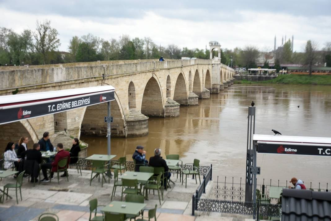 Yağmurla birlikte Tunca ve Meriç'te akan su 5 kat arttı - Resim: 5