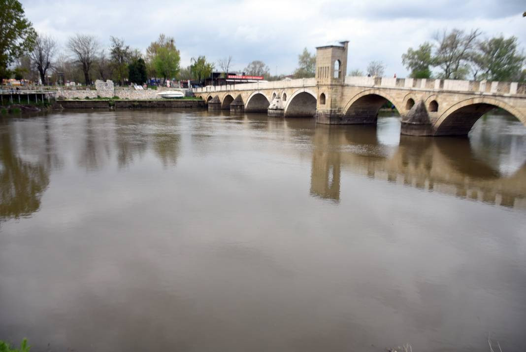 Yağmurla birlikte Tunca ve Meriç'te akan su 5 kat arttı - Resim: 11