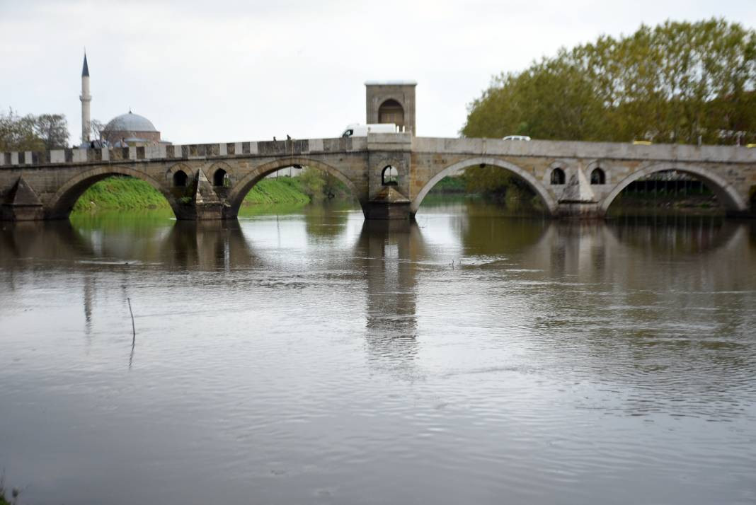Yağmurla birlikte Tunca ve Meriç'te akan su 5 kat arttı - Resim: 8